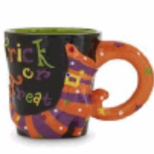 NWT " Trick or Treat Ceramic Coffee Mug